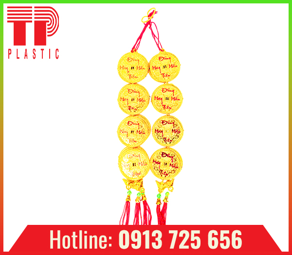 Dây liễng trang trí đồng tiền may mắn